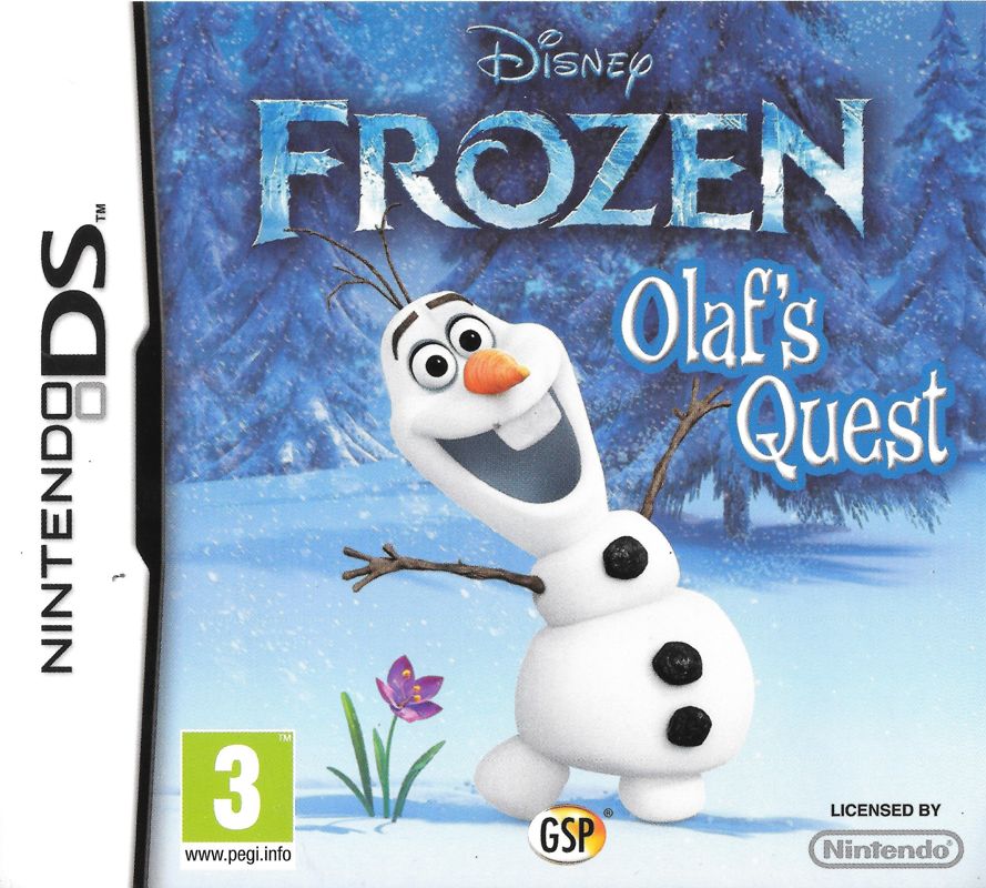 Frozen: Olaf's Quest box art for Nintendo 3DS